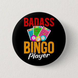Funny Bingo Balls Sarcastic Bingo Player Ronde Button 5,7 Cm