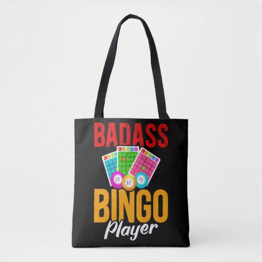 Funny Bingo Balls Sarcastic Bingo Player Tote Bag (Voorkant)