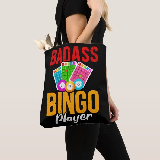 Funny Bingo Balls Sarcastic Bingo Player Tote Bag (Dichtbij)