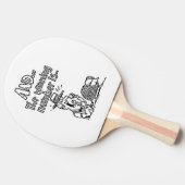 Funny Bingo Design Tafeltennisbatje (Zijkant)