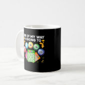Funny Bingo Gambling Bingo Player Koffiemok (Voorkant links)