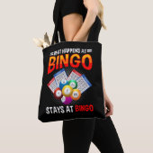Funny Bingo Gamer Balls Card Gambler Quote Tote Bag (Dichtbij)