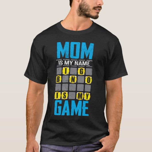 Funny Bingo Gift mama T-shirt (Voorkant)