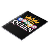 Funny Bingo Girl Bingo Balls Queen Queen Women Notitieboek (Linkerzijde)