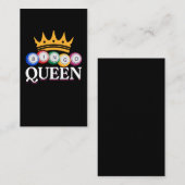 Funny Bingo Girl Bingo Visitekaartje (Voorkant / Achterkant)