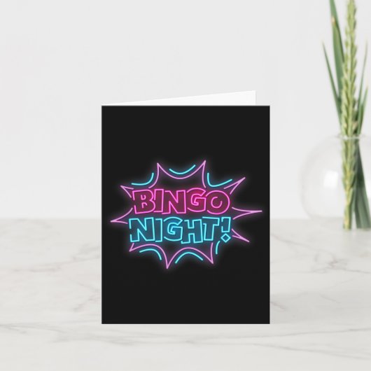 Funny Bingo King - Bingo Night  Kaart (Voorkant)
