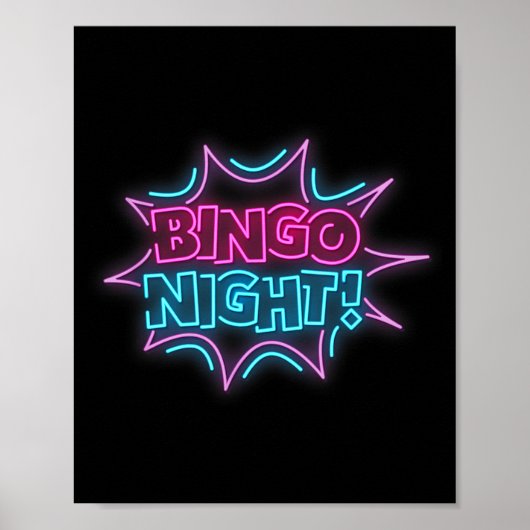 Funny Bingo King - Bingo Night  Poster (Voorkant)