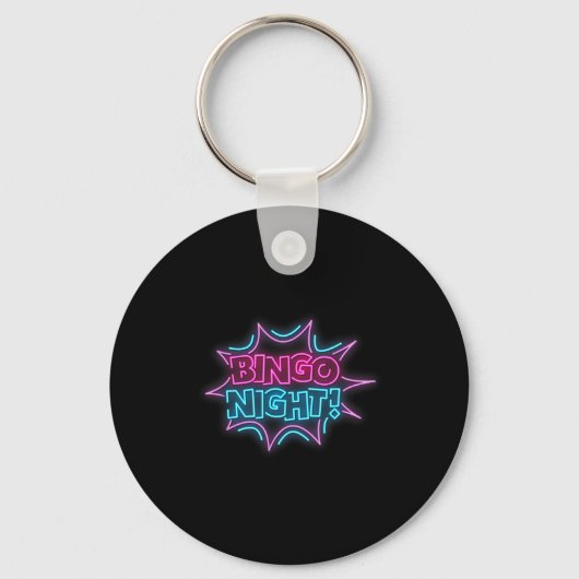 Funny Bingo King - Bingo Night Sleutelhanger (Voorkant)