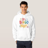 Funny Bingo Lover Design – Bingo Player Gift Hoodie (Voorkant volledig)