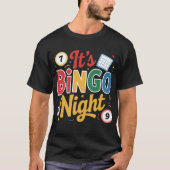 Funny Bingo Lover Design – Bingo Player Gift T-shirt (Voorkant)