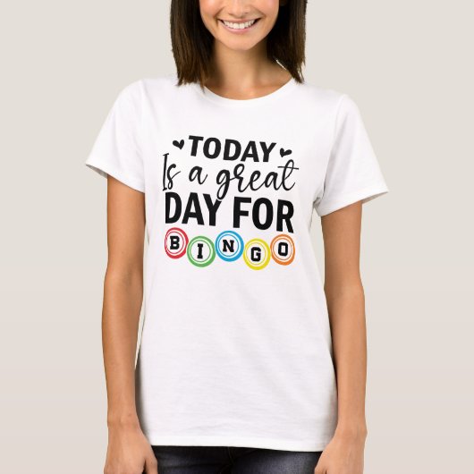 Funny Bingo Lover Design – Bingo Player Gift  T-shirt (Voorkant)