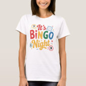 Funny Bingo Lover Design – Bingo Player Gift T-shirt (Voorkant)