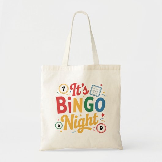 Funny Bingo Lover Design – Bingo Player Gift Tote Bag (Voorkant)