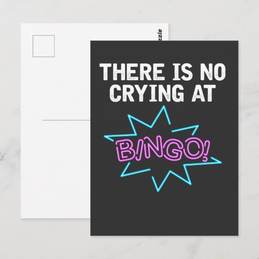 Funny Bingo Lover Gezegde Gambler en Gamer Briefkaart (Voorkant / Achterkant)