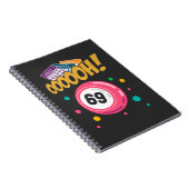 Funny Bingo Player 69 Joke Notitieboek (Rechterzijde)