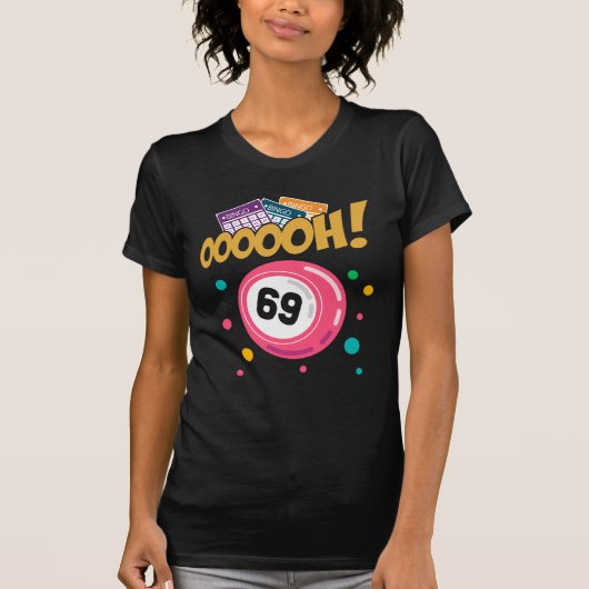 Funny Bingo Player 69 Joke T-shirt (Voorkant)