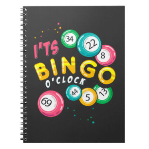 Funny Bingo Player Gambler Humor Notitieboek