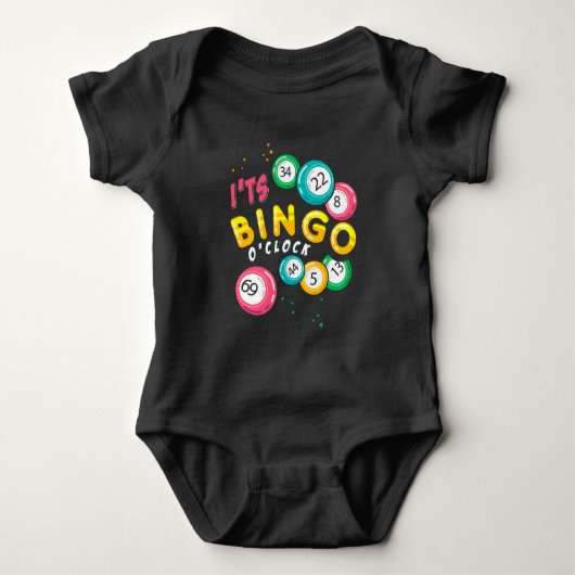 Funny Bingo Player Gambler Humor Romper (Voorkant)