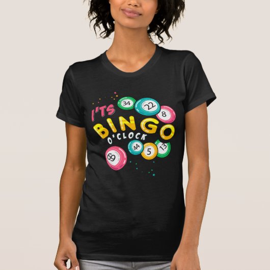 Funny Bingo Player Gambler Humor T-shirt (Voorkant)