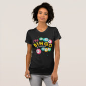 Funny Bingo Player Gambler Humor T-shirt (Voorkant volledig)