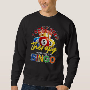 Funny Bingo Player Gift Gambling Lover Lottery Win Trui