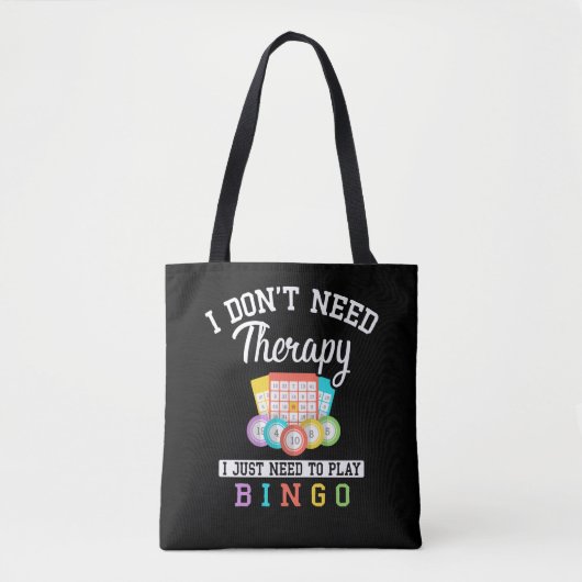 Funny Bingo Player Joke Tote Bag (Voorkant)