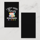 Funny Bingo Player Joke Visitekaartje (Voorkant / Achterkant)