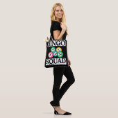 Funny Bingo Squad Gezegde Bingo Tote Bag (Op model)