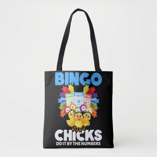Funny Bingo Women Bingo Player Girls Tote Bag (Voorkant)