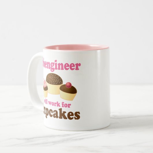 Funny Bioengineer Tweekleurige Koffiemok (Voorkant links)