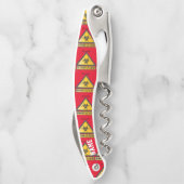 Funny Biohazard Warning Sign Thunder_Cove Kurkentrekker (Achterkant)