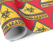 Funny Biohazard Warning SignThunder_Cove Cadeaupapier (Rol Hoek)