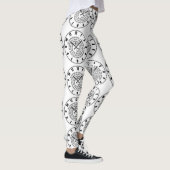 Funny Biological Clock Yoga Pants Stretch Pants Leggings (Rechts)