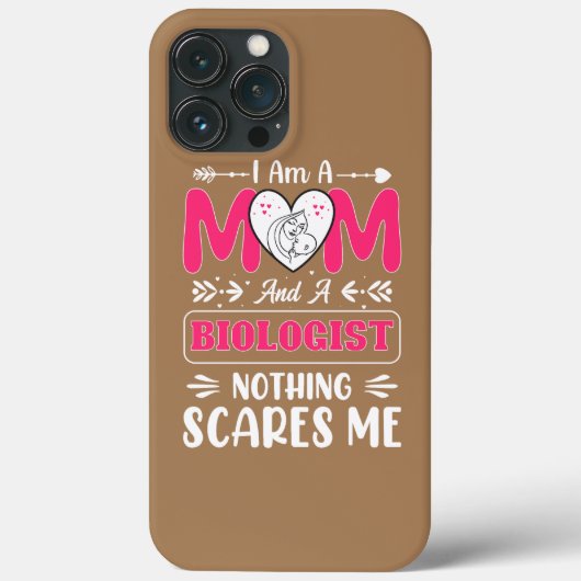 Funny Biologist Mam, bioloog mam Funny Case-Mate iPhone Case (Achterkant)
