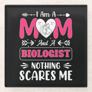 Funny Biologist Mam, bioloog mam Funny Glazen Onderzetter