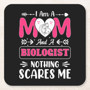 Funny Biologist Mam, bioloog mam Funny Kartonnen Onderzetters