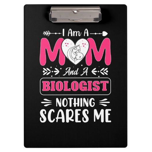 Funny Biologist Mam, bioloog mam Funny Klembord (Voorkant)