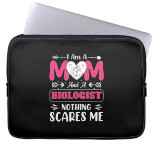 Funny Biologist Mam, bioloog mam Funny Laptop Sleeve