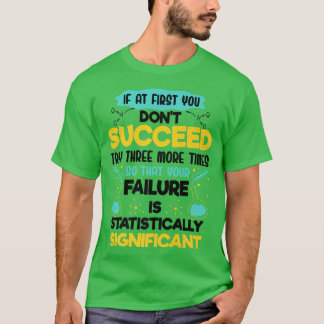 Funny Biology Rule als je op het eerste gezicht ni T-shirt
