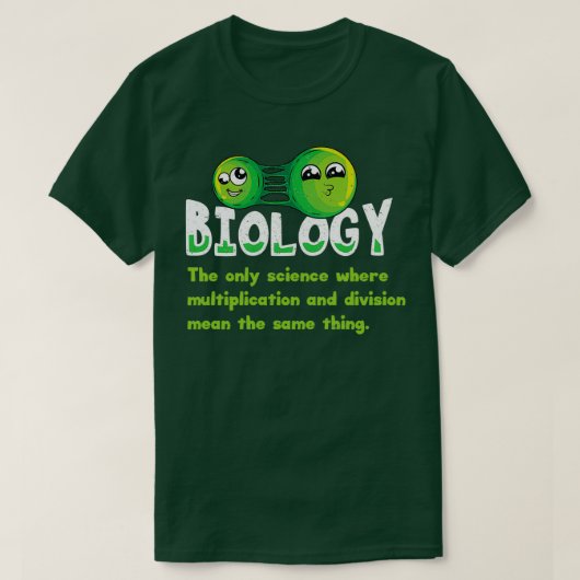 Funny Biology Shirt Biology Afstuderen Gift Biolog (Design voorkant)