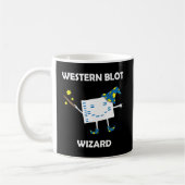Funny Biology Westerne Blot Wizard Koffiemok (Links)
