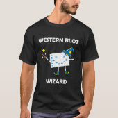 Funny Biology Westerne Blot Wizard T-shirt (Voorkant)