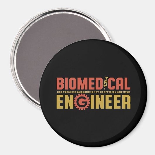 Funny Biomedical Engineer Humor Engineering Major Magneet (Voorkant / Achterkant)