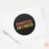 Funny Biomedical Engineer Humor Engineering Major Ronde Sticker (Envelop)