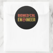 Funny Biomedical Engineer Humor Engineering Major Ronde Sticker (Tas)