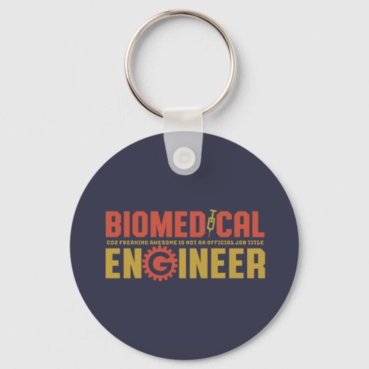 Funny Biomedical Engineer Humor Engineering Major Sleutelhanger (Voorkant)