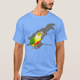 Funny Birb Memes Tre schaduw Green Cheeked Conure T-shirt