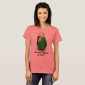 Funny Bird - Are you talking to me? T-shirt (Voorkant volledig)