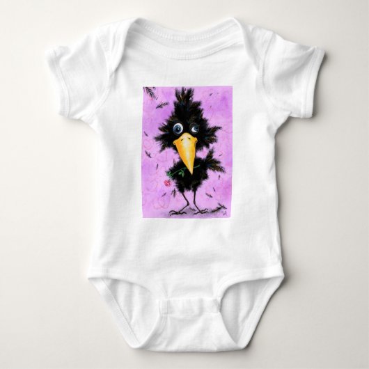 Funny Bird Baby Bodysuit (Voorkant)