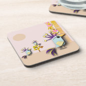 Funny Bird Bier Onderzetter (Linkerzijde)